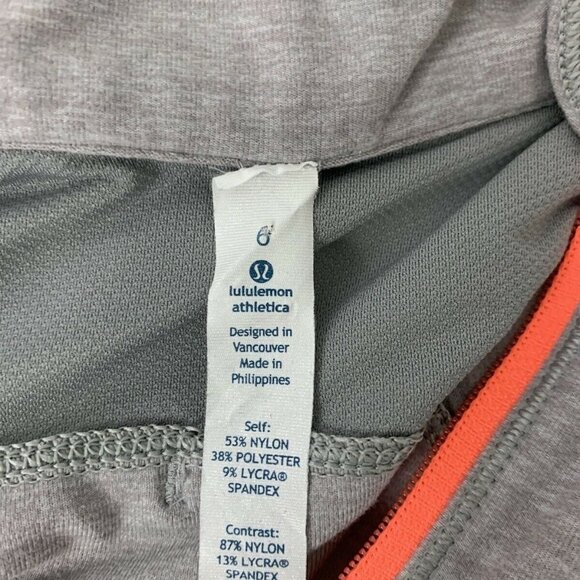 Lululemon Forthright 1/2 Zip Gray Pullover - Picture 4 of 4